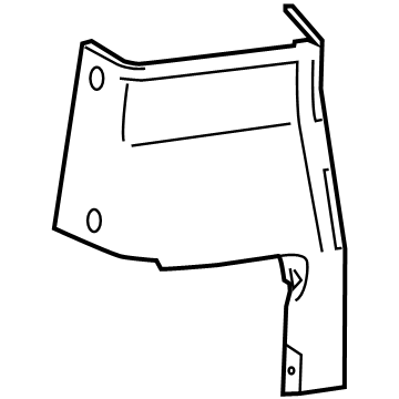 Ram 5LL64JXWAB Lower Center Pillar Trim