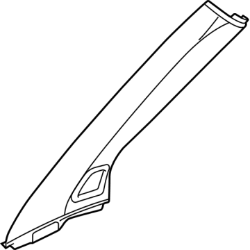 Ram 7SY44LA6AA Windshield Pillar Trim