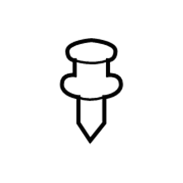 Dodge 6503598 Pillar Molding Pin