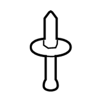 Dodge 6504090 Rocker Molding Rivet