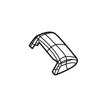 Mopar 68545956AB Cover - Hinge 68545956AB Mopar Cover - Hinge Illustration 1 of 1