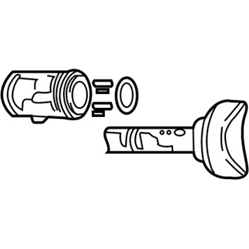 Dodge 5083915AB Cylinder & Keys