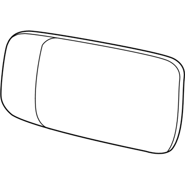 Ram 68401395AA Mirror Glass