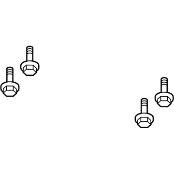 Dodge 6507342AA Skid Plate Screw