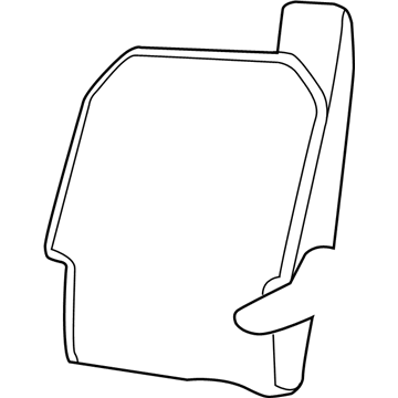 Dodge 5LE55DX9AA Seat Back Assembly