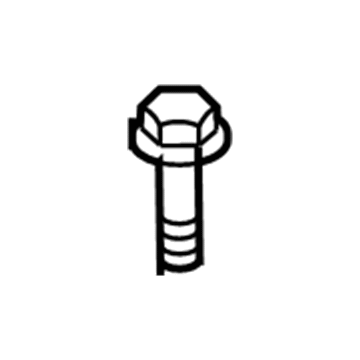 Dodge 6506600AA Outer Belt Assembly Lower Bolt