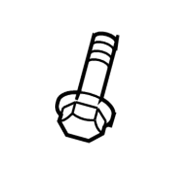 Dodge 6036187AA Outer Belt Assembly Upper Bolt