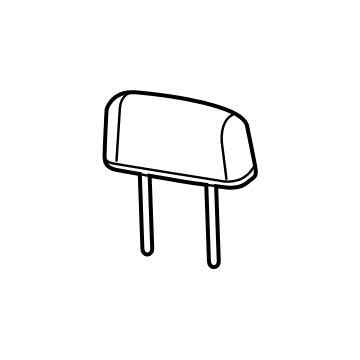 Mopar 6CN031X8AB Headrest, Black/Gray, Rear Driver Side Mopar 6CN031X8AB Headrest, Black/Gray, Rear Driver Side