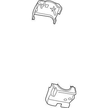 Chrysler Aspen Steering Column Cover - 5GE09XDBAD