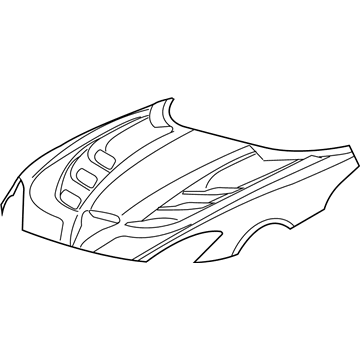 2016 Dodge Viper Hood - 68199408AH