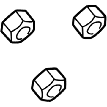 Chrysler 6503056 Wiper Motor Nut