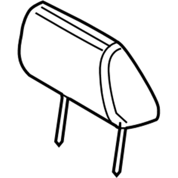 Mopar 1LQ751K7AA Headrest, Beige, Front Driver Side