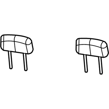 Ram 5NA61LU7AA Headrest, Center