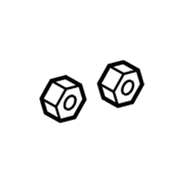 Dodge 34201358 Bumper Bracket Nut