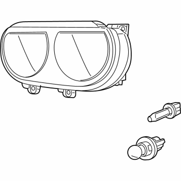 Dodge Headlight - 5028776AA