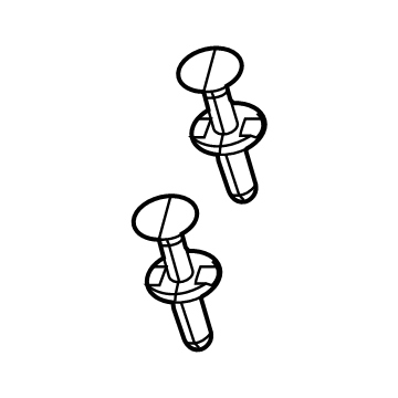 Mopar 6030441 Bumper Cover Retainer, Black/Red, Upper Mopar 6030441 Bumper Cover Retainer, Black/Red, Upper