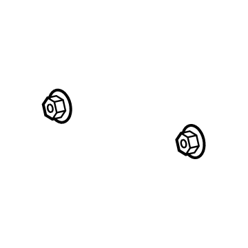 Jeep 6101447 Handle, Outside Nut