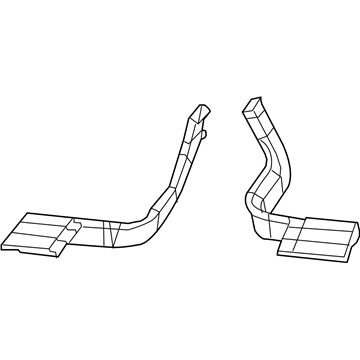 Dodge 5058422AB Rear Duct