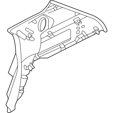 Dodge 7MU23LXHAA Upper Quarter Trim