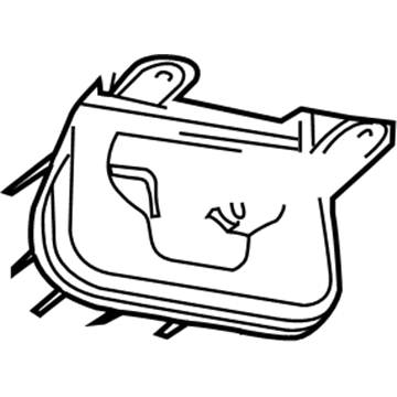 Dodge 4861441AA Vapor Canister Bracket