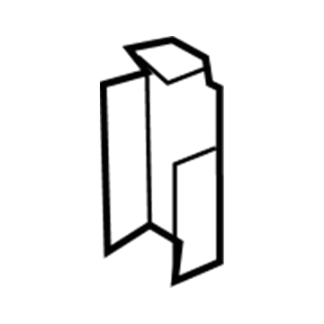 Dodge 5029480AC Bumper Cover Side Bracket