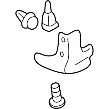 Mopar MR611998 Lower Molding, Driver Side Mopar MR611998 Lower Molding, Driver Side