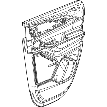 Jeep 7QA381T5AA Door Trim Panel