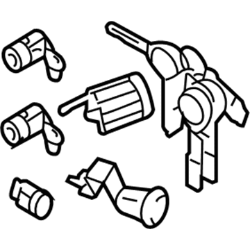 Chrysler MR990841 Lock Set