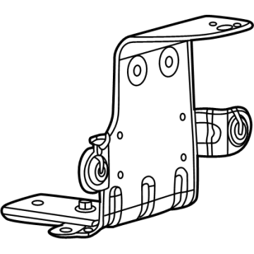 Mopar 68631007AA Bracket - Vapor Canister Mopar 68631007AA Bracket - Vapor Canister