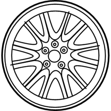 Chrysler UL86PAKAA Wheel, Alloy