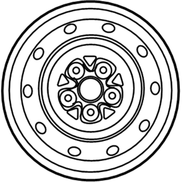 Chrysler 4782175AB Wheel, Steel