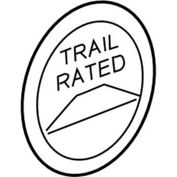 Jeep 55157318AB Medallion