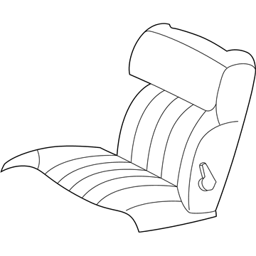 Dodge RB851D5BA Seat Back - Front