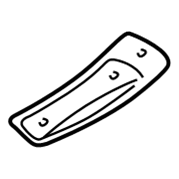 Jeep 55137222AA Side Rail Reinforcement