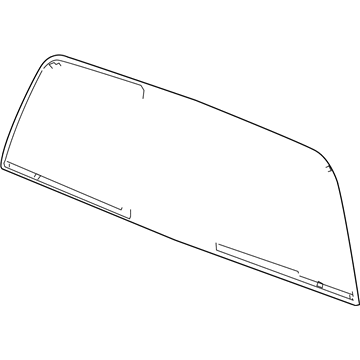 Ram 68157025AF Back Glass