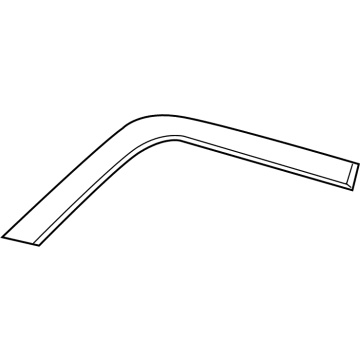 Mopar 57010506AN Frame Molding, Rear Passenger Side Mopar 57010506AN Frame Molding, Rear Passenger Side