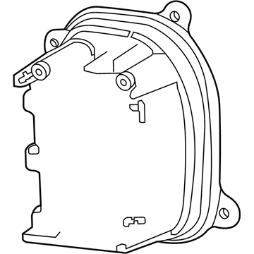 Ram 68396592AA Blind Spot Radar Mount Plate