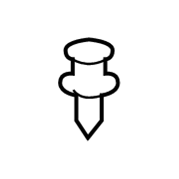 Jeep 6503598 Pillar Molding Pin