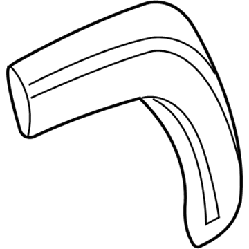 Mopar 5GH03HS5AD Wheel Flare, Rear Driver Side