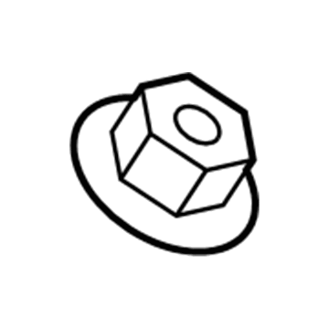 Jeep 6106158AA Front Impact Sensor Nut