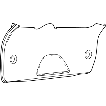 Dodge 6ZP61DX9AB Lift Gate Trim