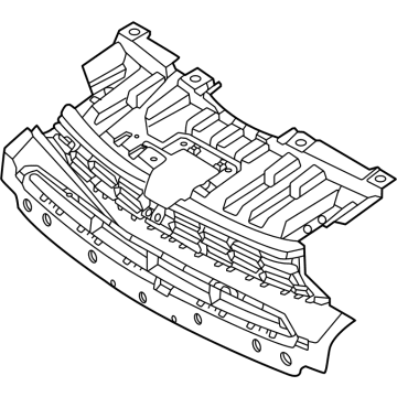 Dodge 7SA17U00AA Grille