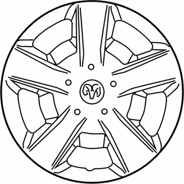 Dodge WA26PAKAA Wheel Cover