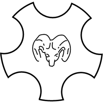 Dodge WG23PAKAA Center Cap