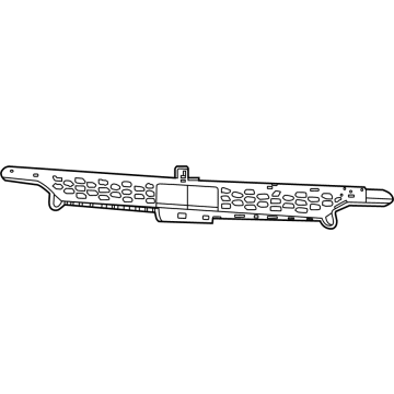 Jeep 7CW12GXHAC Center Grille