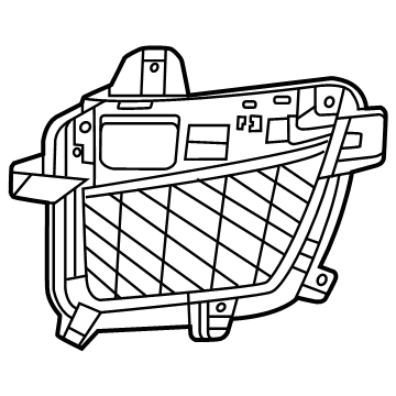 Jeep 68472206AB Outer Grille