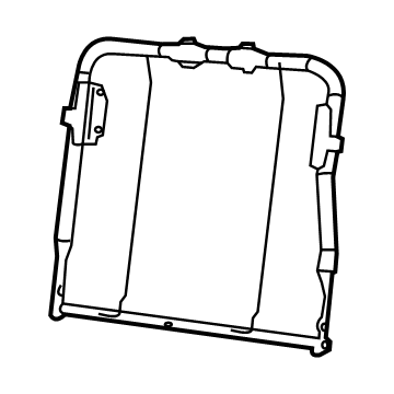 Ram 68050771AA Seat Back Frame