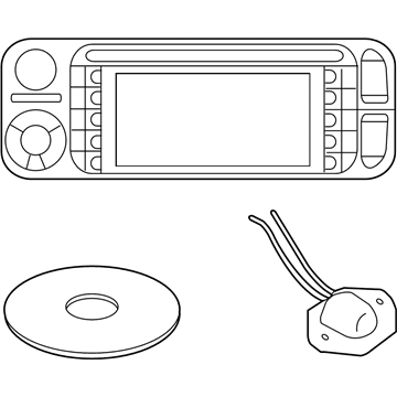 Jeep 82208715AG Navigation System Kit
