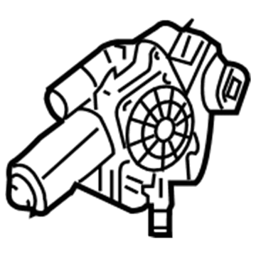 Dodge Challenger Window Motor - 68043883AA