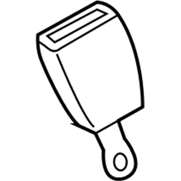 Dodge 1LK95DX9AA Buckle